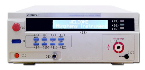 MS2670PN Program Control Withstand Voltage Tester