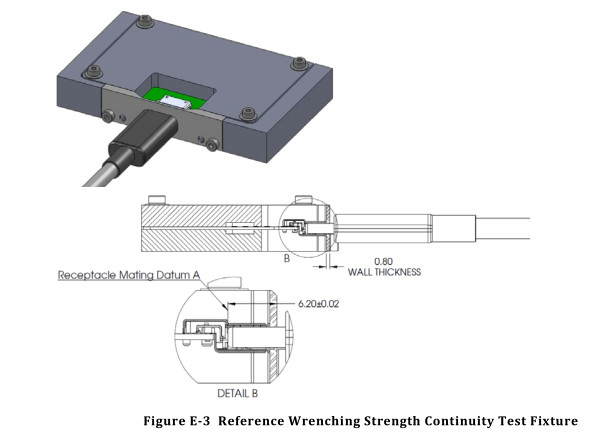 Universal Serial Bus Type C Connectors Usb Type C Connector 4 Axis Continuity Test
