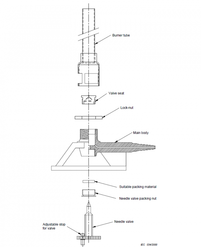 Burner Flame Test Equipment IEC 60695114 Figure A.1 Calibration