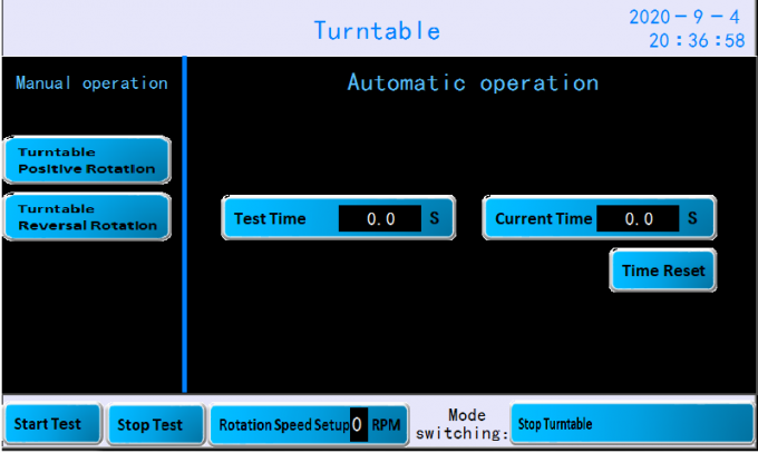 Turntable -IEC60529 Ingress Protection Test Equipment , IEC Test Equipment