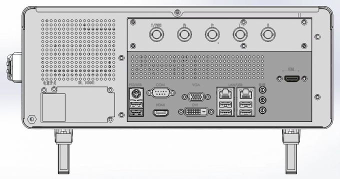 Three Vertical Bar Signal IEC62368 Three Vertical Bar Signal.RDL-100 video signal generator 1