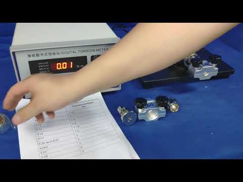 Company videos about Digital Torsion Meter For Lamp Cap Test Force Test Video