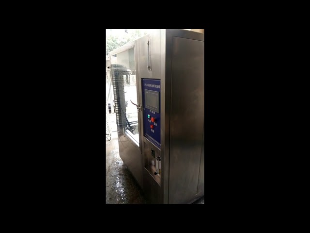 Company videos about IP Code Waterproof IPX2 IPX3 IPX4 IPX5 IPX6 Rain Test Chamber