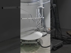 Test set-up for determining the protection against high-pressure/steam-jet cleaning