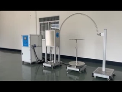 IEC 60529 IPX3/IPX4 oscillating tube with rotation table, control system and water tank
