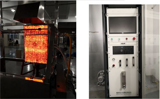 Astm E162 / Astm D 3675 Radiant Panel Flame Spread Test Apparatus For Material Of Rail Train