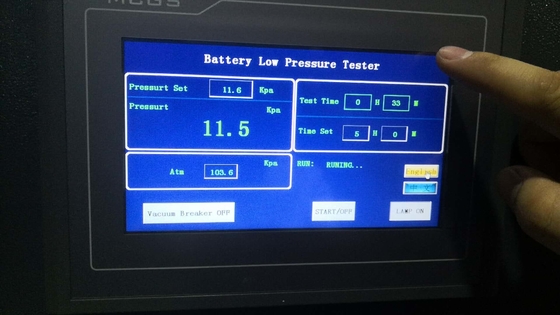 IEC62133 Clause 7.3.7 Lithium Battery Low Pressure Chamber To Simulate High Altitude Testing