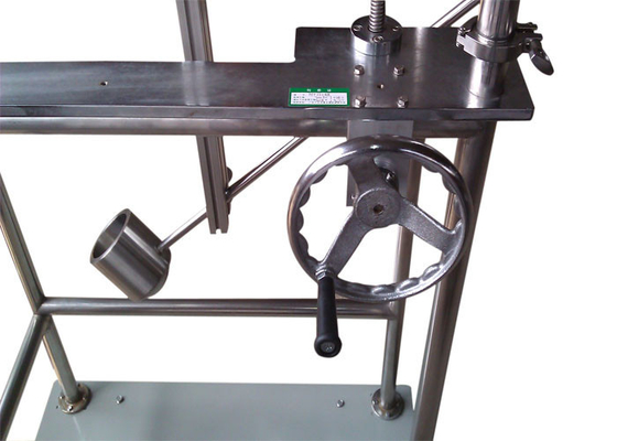 IEC62262 Mechanical Strength Tester On Sheet Metal / Pendulum Impact Test Apparatus For Energy Impact Test