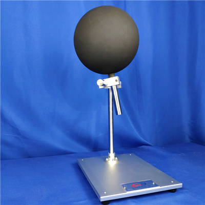 Dull black painted wooden sphere - IEC60335-2-23 Diameter Of 200mm