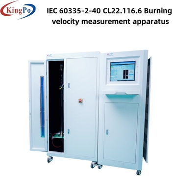 IEC 60335-2-40 CL22.116.6 Burning Velocity Measurement Apparatus with User-Friendly Design