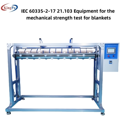 25° Horizontal Angle Blankets Mechanical Strength Test Apparatus IEC60335-2-17 Figure BB.1 To BB.3 for Blanket Evaluation