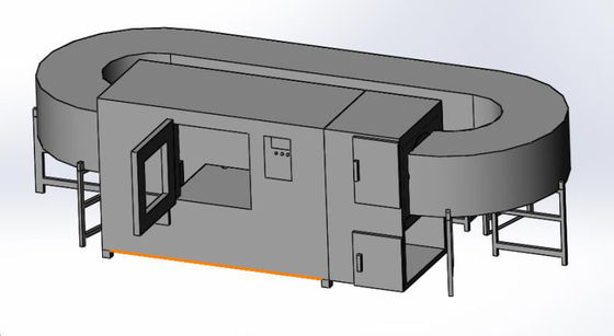 IEC 60529 GB2423.37 Dust Test Chamber with 1000x1000x1000 Internal Size and 18m/s Adjustable Airflow Speed for Dust Resistance Testing